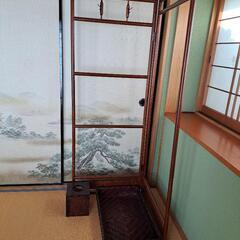 衣桁と行李　和風ごみ箱３点
