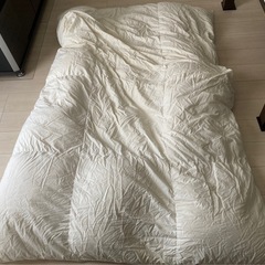 無印良品　羽毛掛け布団
