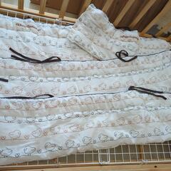 ベビーベッド　サイドガード　カバー