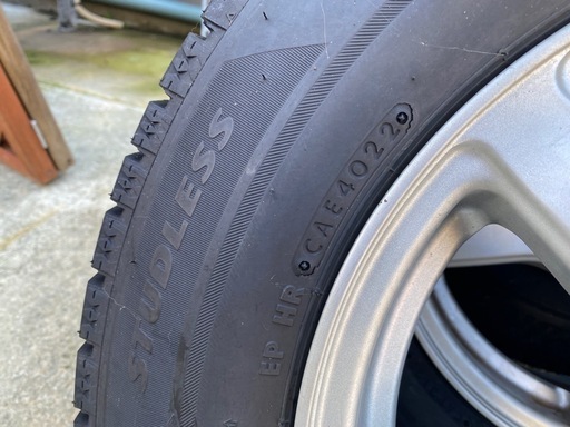 アルミホイール付BRIDGESTONE VRX2 175/70R14 22年製