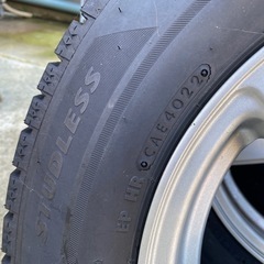 アルミホイール付BRIDGESTONE VRX2 175/70R14 22年製