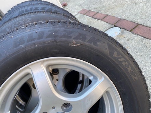 アルミホイール付BRIDGESTONE VRX2 175/70R14 22年製