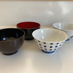 【受渡決定】お茶碗とお椀　2セット