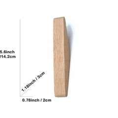 新品未使用!!ウォールナット フック 4個入りの画像