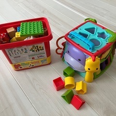 赤ちゃんおもちゃセット　アンパンマンブロック、フィッシャープライス他の画像