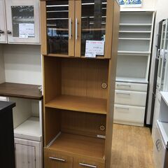 ★ジモティ割あり★  食器棚 ナチュラル W60×D38×H17...