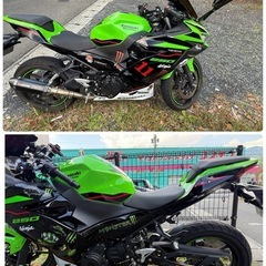 決まりました🔥早い者勝ち乗って帰れます　自賠責r8年6月まで！ニンジャ250 2021年モデルの画像