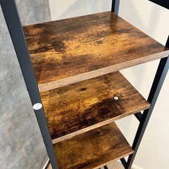 新品　未使用　レトロ風シェルフの画像