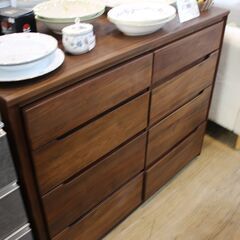 【川崎市宮前区リサイクルオフ】一生紀　チェスト　腰高　w110cmの画像