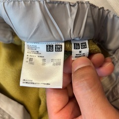 UNIQLO グレー　ズボン　裏起毛の画像