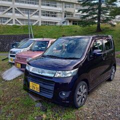 23年式　ワゴンR　スティングレー　ダークバイオレットカラー　車...