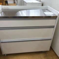 ★ジモティ割あり★  カップボード 白　ホワイト W93×D45...