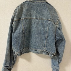 GU デニムクロップドジャケット3XLの画像