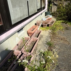 茶色いプランター