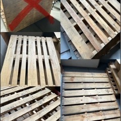 木製パレット100cm x 100cm以上  1枚　400円 