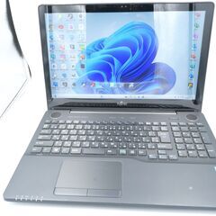 ノートパソコン windows11 オフィス付き core i7 WA3/WB タッチパネル バッテリ◎ フルHD 15.6 富士通 ノートPC LIFEBOOK WA3