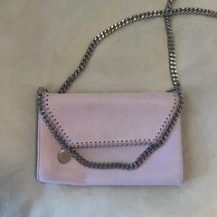 Stella McCartney ライラック スエード チェーンバッグ