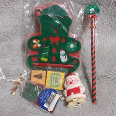 「クリスマス雑貨 (ジグソーパズルやトランプ等)」未使用品多数の画像