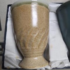 陶製コップの画像