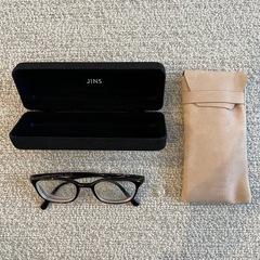 JINS 眼鏡＋眼鏡ケース2つ