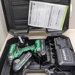 ハイコーキ WH18DD コードレスインパクトドライバー 電動工具 保存ケース付き HIKOKI バッテリー☓2 充電器