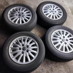 トヨタ純正15インチアルミホイール　美品＋195.65.15ヨコ...