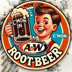 １ ビンテージ　ルートビア A&W Root Beer Vint...