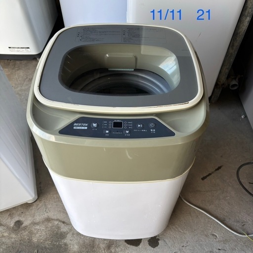 21　ベステック　BTWA01 全自動洗濯機　2018年製