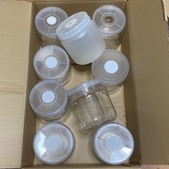 中古　空菌糸瓶c1400cc9本(洗浄済み)の画像
