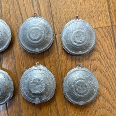 釣り円盤オモリ 35号✖️8個の画像