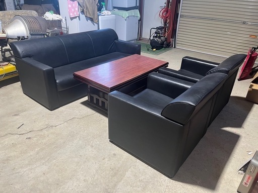 応接セット オフィスセット 会議セット 3人掛けソファ 1人掛けソファ