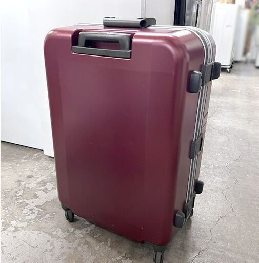 エース プロテカ PROTECA ブロックパック キャリーバッグ スーツケース TSAロック 90L TSAロック コロナレッド 4輪 4泊5日 鍵1本付き ☆札幌市 白石店