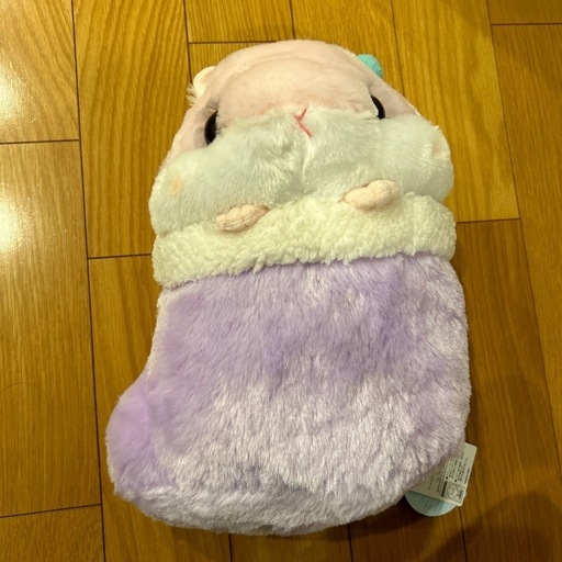 ころはむコロン　もこもこくつ下　ももちゃん　ぬいぐるみ