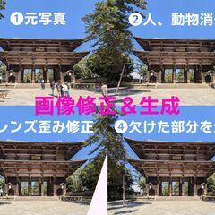 画像修正＆生成AI加工承ります。