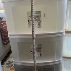 プラスチックの引き出し6代の画像