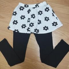 187　140cm　bee　レギンス付スカート
