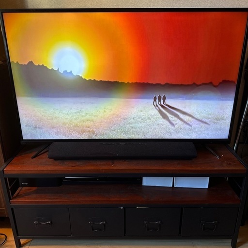 テレビ台➕panasonicスピーカー➕SHARP Bluray Disc 3点セット