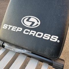 STEP CROSS シットアップベンチ 腹筋台 トレーニング 腹筋マシン 高さ調整5段階 割と綺麗なお品物です！ 中古品 ③の画像
