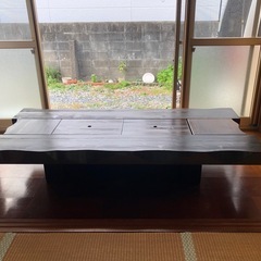 木製　囲炉裏テーブル　座卓
