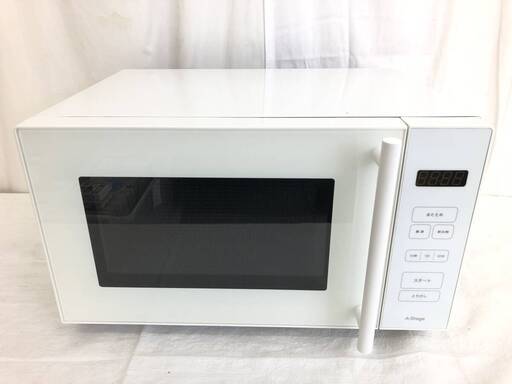 《決まりました》JT531 A-stage エーステージ 単機能 電子レンジ 2021年製 18L DRF-S18HFA-W 700ｗ 出力3段階 ホワイト/白 通電あたためOK 中古現状品 現地引き取りのみ