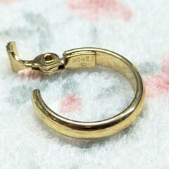 ☆イヤリング　ゴールド系　サイズ：約2.0ｃｍ　中古品　の画像
