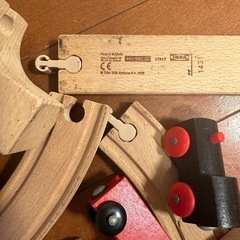 【値下げ】IKEA列車セット　ベビー　木のおもちゃ　　の画像