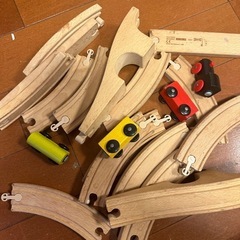 【値下げ】IKEA列車セット　ベビー　木のおもちゃ　　