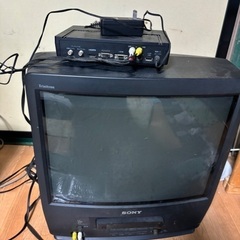 今時珍しいブラウン管テレビ