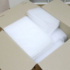 プチプチ　袋　100枚　横24㎝×縦33㎝　緩衝材　包装　梱包　中古品