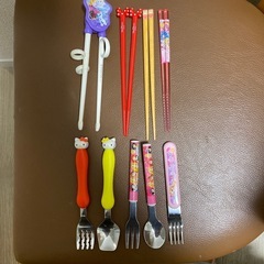 【引き取り予定者決定】幼児用カトラリー　女の子の画像