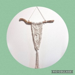 流木プラントハンガー　タペストリー