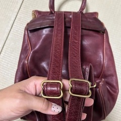 革リュック　の画像