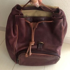 革リュック　の画像