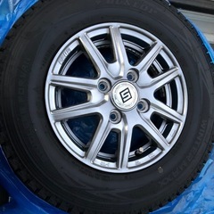 145R12 6PR LT スタッドレスタイヤ4本セット